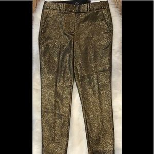 Black house white market woman Sz4P gold pants new